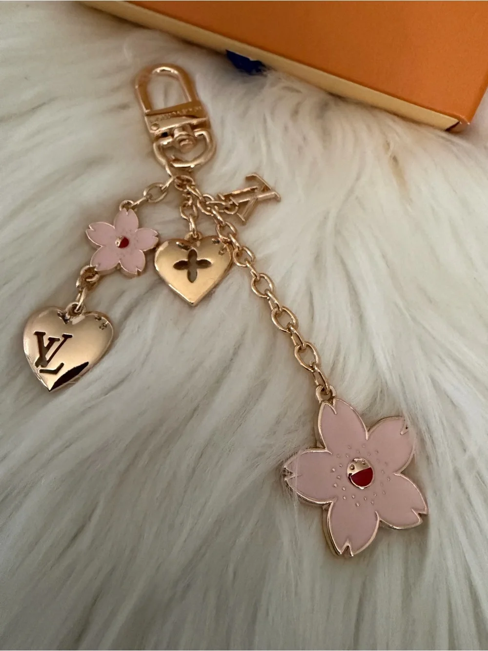 LV Murakami Bag Charm Key Ring